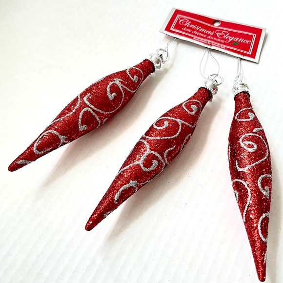 3 Christmas Icicle Tree Ornaments Christmas Decoration - NWT Gift 🎁 - Picture 7 of 8